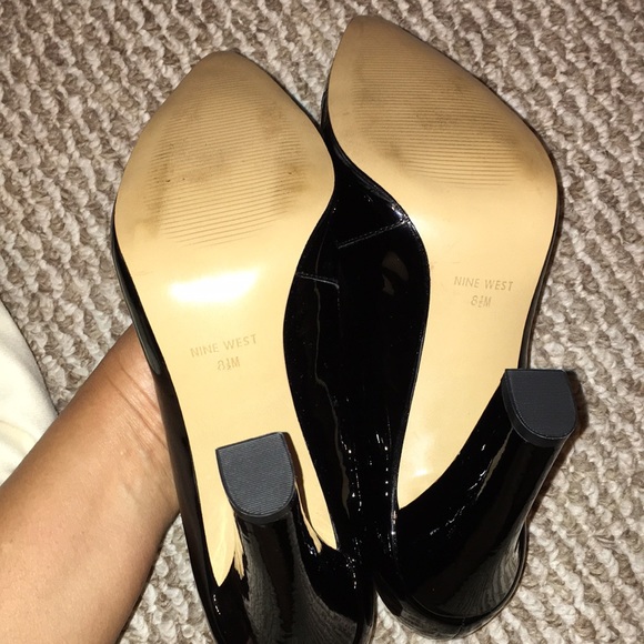 Nine west black patent NWT PUMPS - Picture 5 of 7
